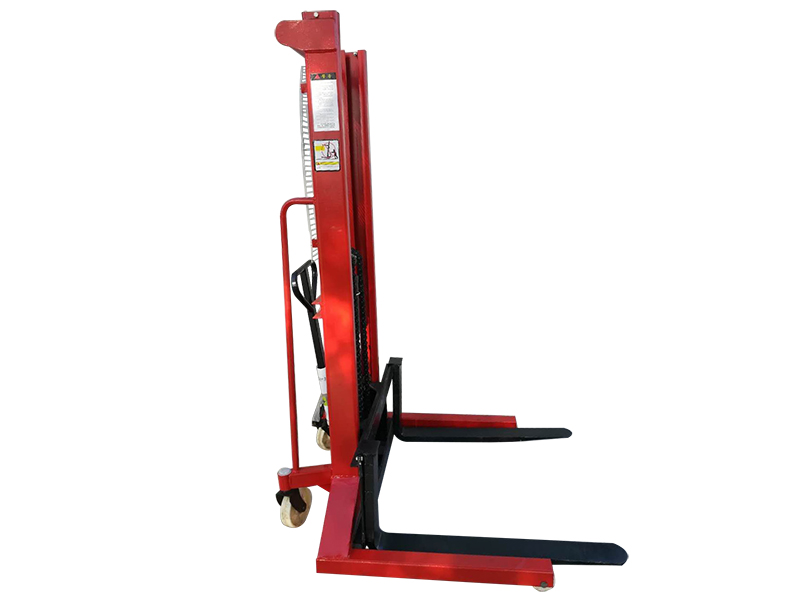 加宽手动液压升高车堆高车装卸车叉车